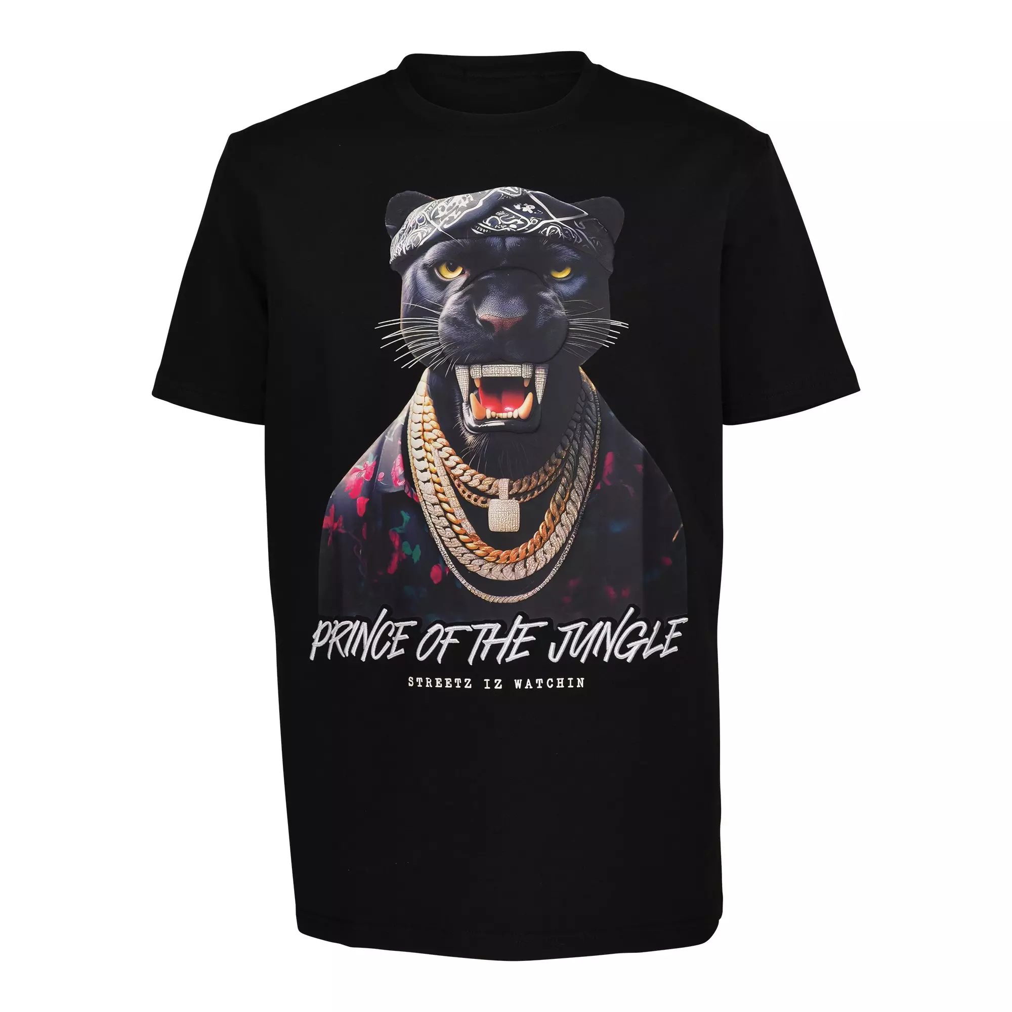 Prince of the Jungle Tee â€” Streetz Iz Watchin' | Hibbett